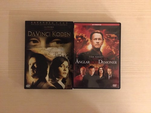 Da Vinci Koden + Änglar och Demoner - DVD (2006)(Beg) Howard / Hanks + Tautou