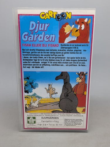 DjurGården - Fiska eller bli fiskad - Svenskt tal - VHS