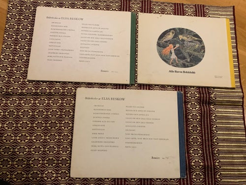 3 böcker av Elsa Beskow