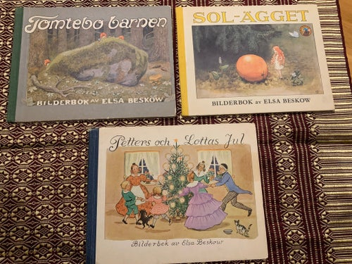 3 böcker av Elsa Beskow