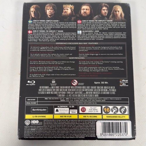 Game of Thrones: The Complete First Season (Blu-ray) (Oöppnad)