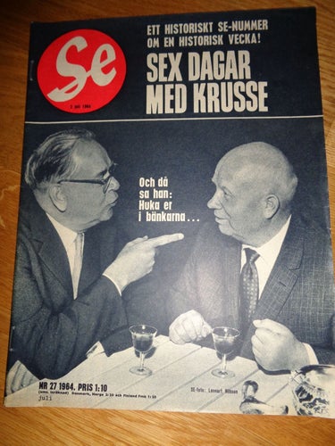 Se nr27 1964 Nikita Chrustjev Sovjet Ryssland - sex dagar med Krusse