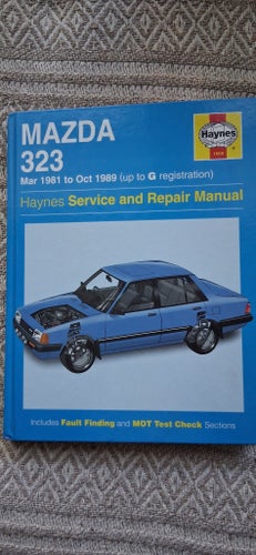 MAZDA 323 Haynes Service and Repair Manual, 1981-1989