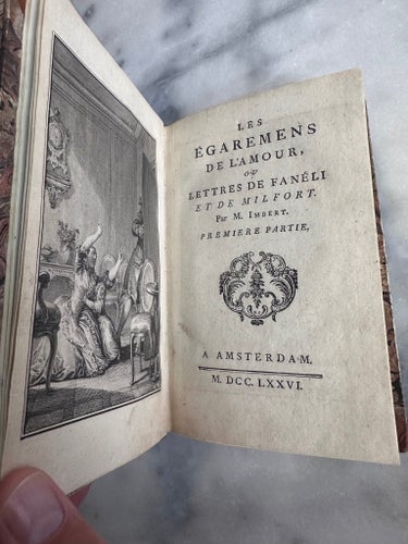 LES ÉGAREMENS DE L'AMOUR, OU LETTRES DE FANÉLI ET DE MILFORT Par M. IMBERT, 1776