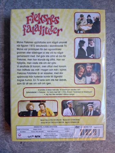 Fleksnes Fataliteter - 3-disc DVD oöppnad inplastad