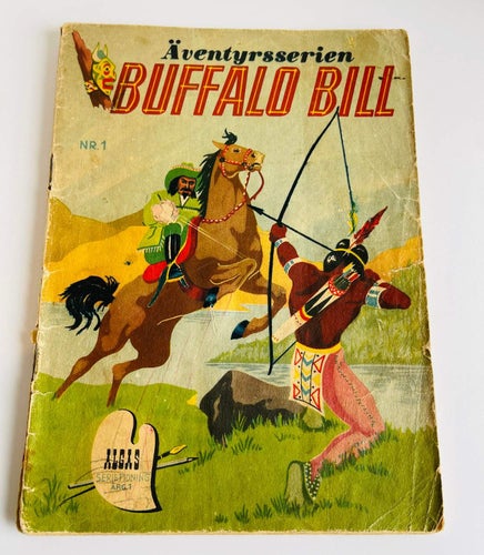 Äventyrsserien , Algas , BUFFALO BILL - Nr 1 , 1947