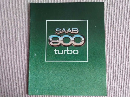 Saab 900 Turbo 1979 in english