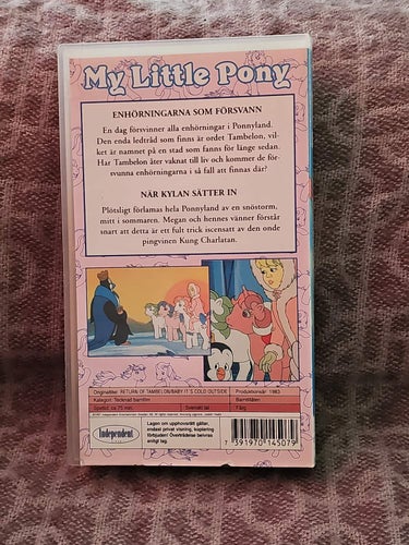My Little Pony - Enhörningen Som Försvann VHS