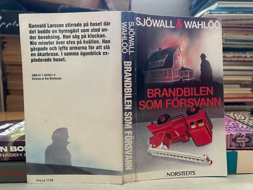Brandbilen som försvann av Maj Sjöwall, Per Wahlöö, bok, Very good plus