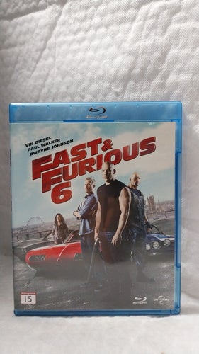 Fast & Furious 6 Blu-Ray (Norsk utgåva / Svensk text)