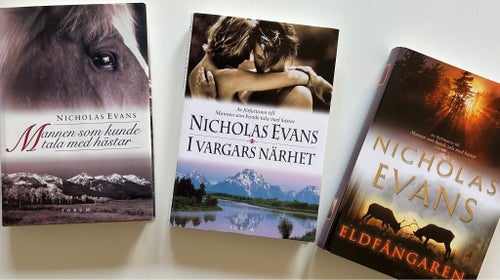 3 st olästa Nicholas Evans - Mannen som kunde tala med hästar, I
