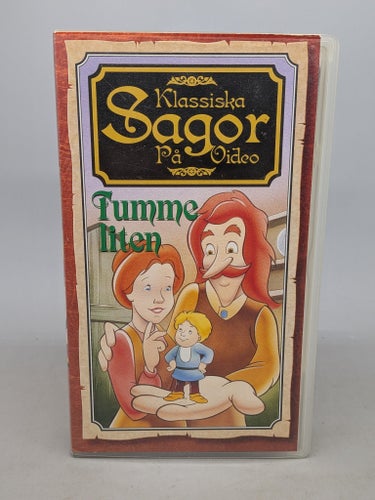 Klassiska sagor på video - Tummeliten - Svenskt tal - VHS
