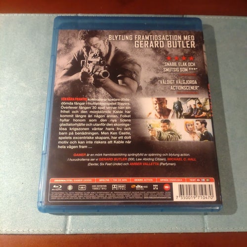 Gamer Blu-ray (Action, Sci-Fi) med Gerard Butler
