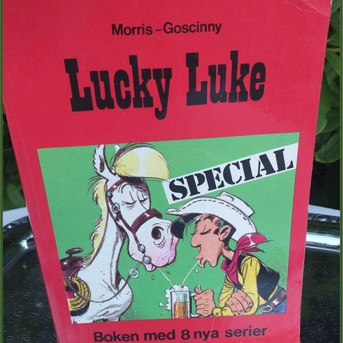 Lucky Luke special 8 nya serier Morris Goscinny Tryck 1979 Belgien