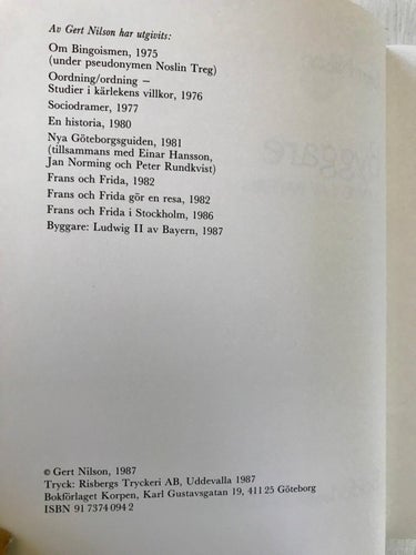 BYGGARE Ludwig II av Bayern Gert Nilson Bokförlaget Korpen 1987