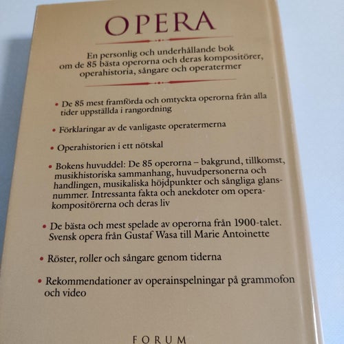 OPERA. Allt du behöver veta om opera (inb) gedigen sammanställning mkt info.
