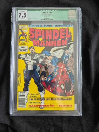 What If (1989 2nd Series) #58 (CGC 7.5) Swedish Edition
