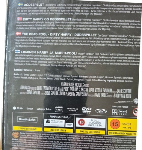 Dirty Harry - Dödsspelet Ny/Inplastad