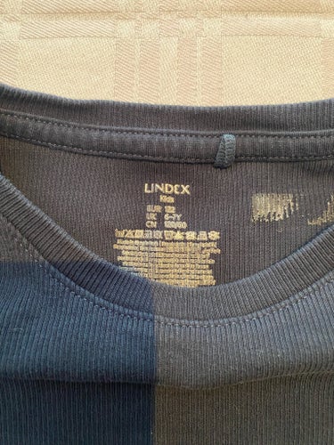 Lindex mörkblå långärmad tröja, storlek 122