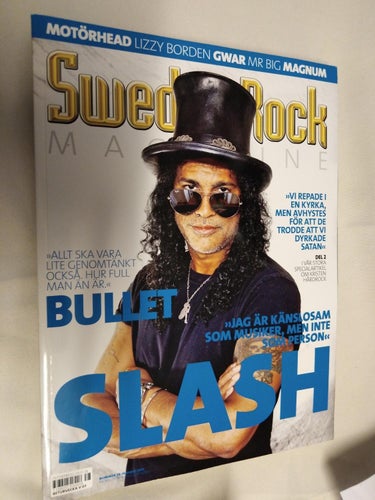 Sweden rock magazine 78 Slash Bullet Kristen Hårdrock Magnum Motörhead Sirenia