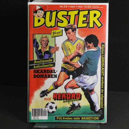 Buster - 1990 - NR 24 - Alpina Landslaget, Basketlandslaget, Håkan Loob