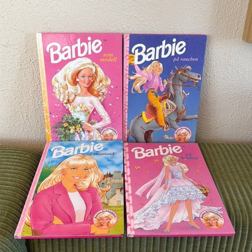 Barbie bokklubben fyra böcker