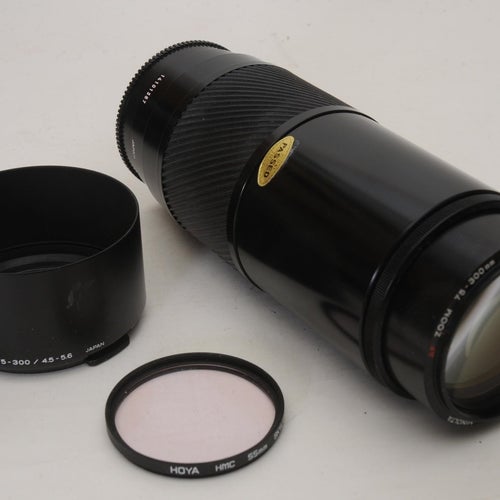 Minolta AF Zoom 75-300mm 1:4.5 (32)-5.6 objektiv
