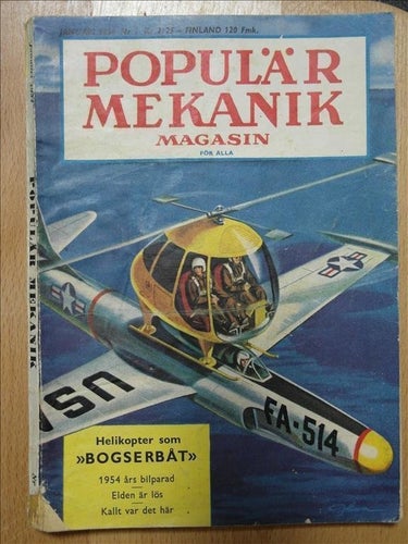 PM 1954/1 Amerikanska bilar 1954. Olika Nash-modeller. POPULÄR MEKANIK