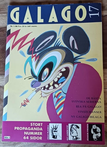 Galago / Nr 1 1988 / Svensk Vuxenserietidning