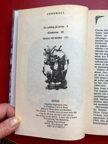 JULBERÄTTELSER Charles Dickens 1992.