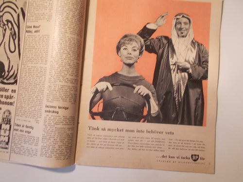 SE Nr 36 1961 Ingo till fjälls BP ad Östgöta-bladet Åke Söderblom