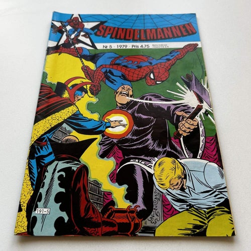 Spindelmannen nr 5 1979, samlarex! FN+