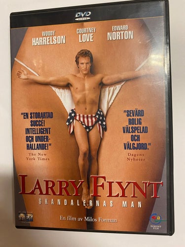 DVD Larry Flynt Skandalernas Man Courtney Love TOPPSKICK
