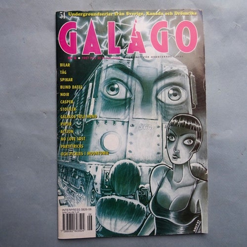 Galago 6, 1997 . Knut Larsson, Max Andersson, Joakim Lindegren m.fl.