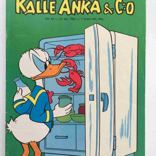 Kalle Anka - 1962:43 VG-FN