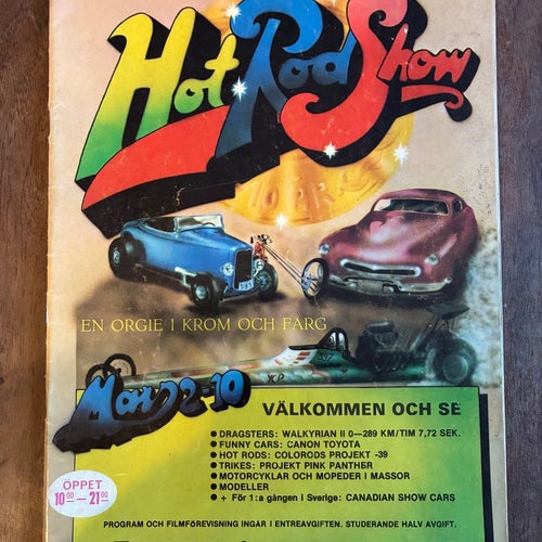 Hot Rod Show program 1974