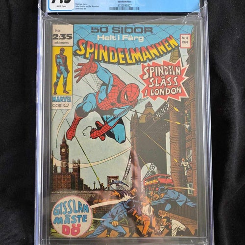 Amazing Spider-Man (1963 1st Series) #95 (CGC.7.5) Swedish Edition (Damaged Slab