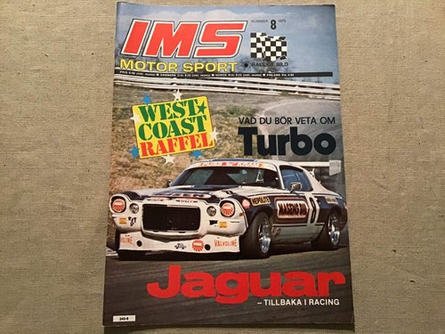 IMS MOTOR SPORT NR 8 1976 ,RONNIE PETERSON,REINE WISELL CAMARO,PI WALFRIDSSON
