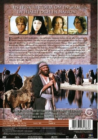 Moses The Lawgiver (1975) Gianfranco De Bosio med Burt Lancaster, Ingrid Thulin.