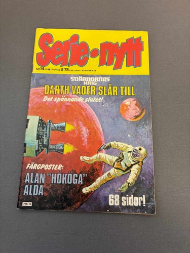 Serie-Nytt Serie Nytt nr 14 1981 Star Wars Stjärnornas Krig