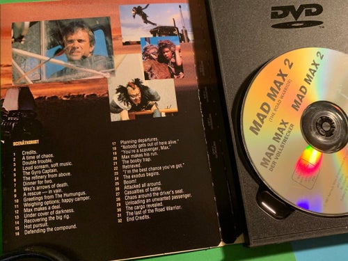MAD MAX 2 - The Road Warrior (1981) DVD svensk text - Snapcase - Mel Gibson