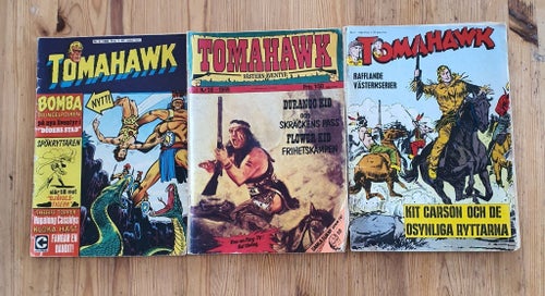 Tomahawk Nr 2 1969, Nr 10 1969, Nr 1 1970