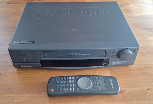 Samsung SV-400X VHS Videobandspelare med fjärrkontroll