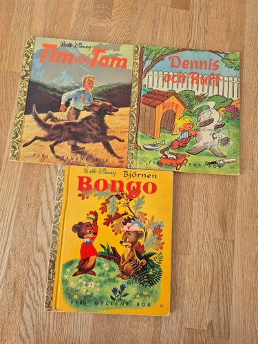 Fib gyllene böcker Nr 55, 170 och 207..