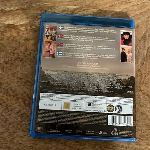 The Grand Budapest Hotel Blu-ray Wes Anderson