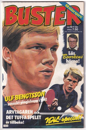 Buster 1985-6 Pingis Ulf Bengtsson MM