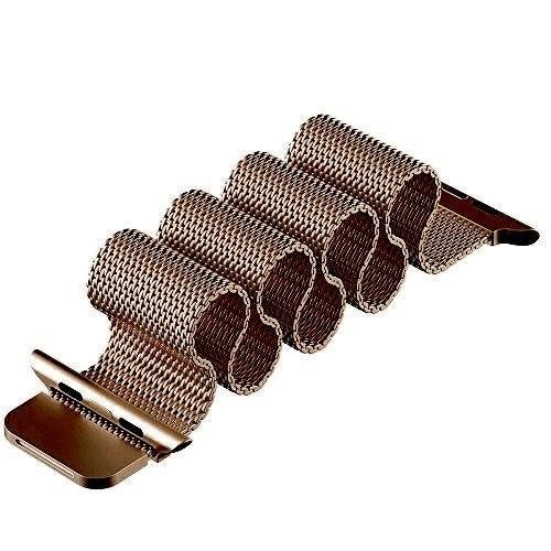 Milanesisk Loop 38/40/41/42mm Apple Watch Armband - BRONS