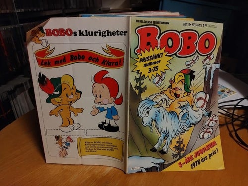 Bobo 1983 nr 13 VG+ Mattias Andersson Johanna Åberg Carin Göransson Henrik Bexel