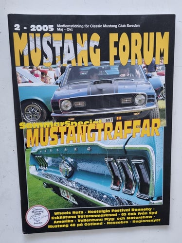 TIDNING. MUSTANG FORUM. NR. 2 2005.