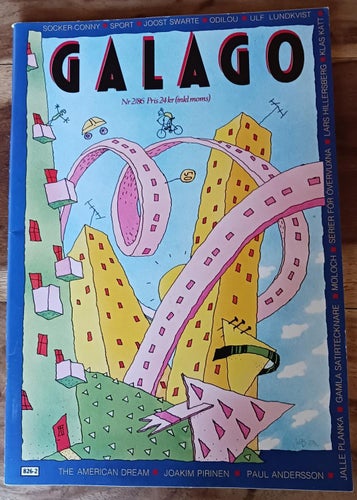 Galago / Nr 2 1986 / Svensk Vuxenserietidning